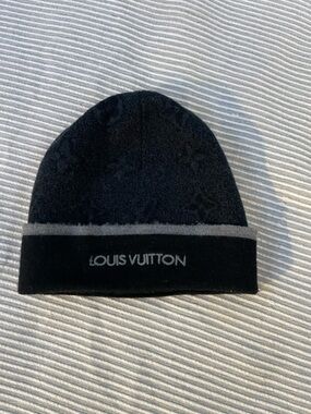 Louis Vuitton Black Beanie